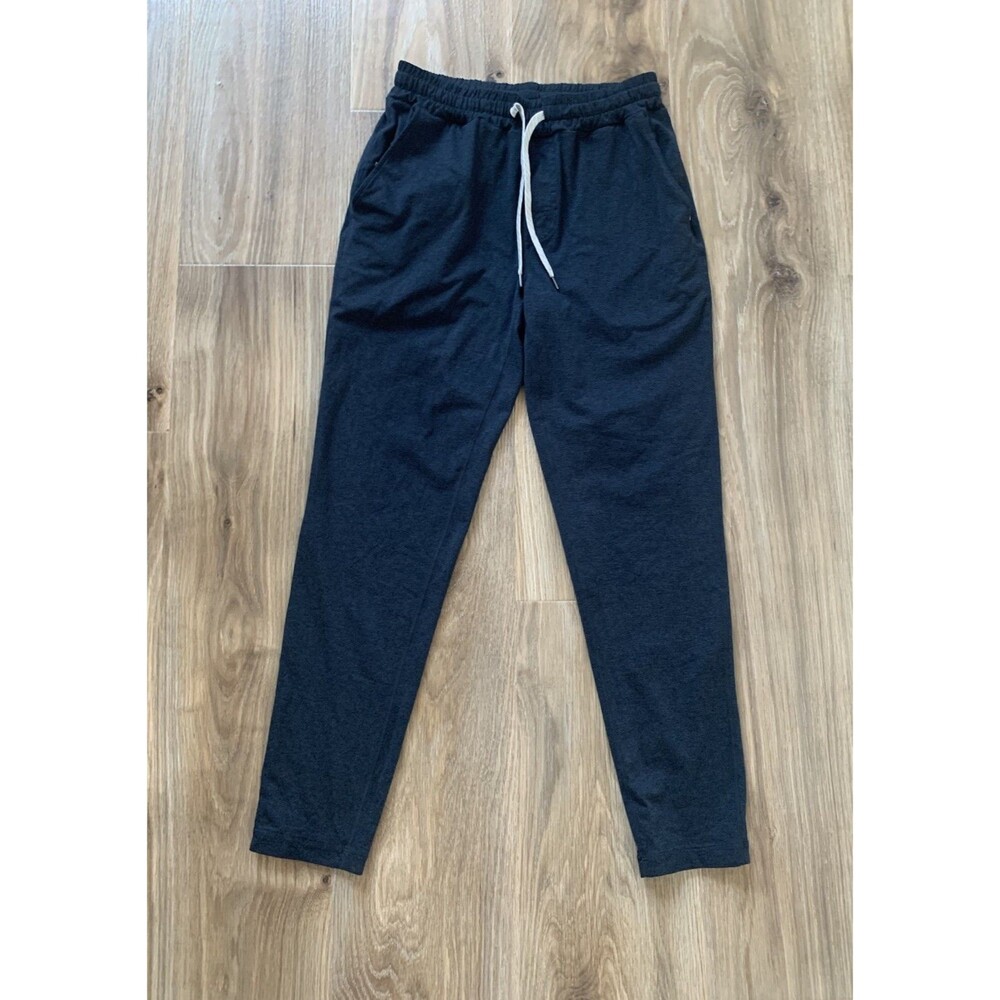 Vuori Ponto Performance Jogger Pants Mens Medium Charcoal Heather Gray V418